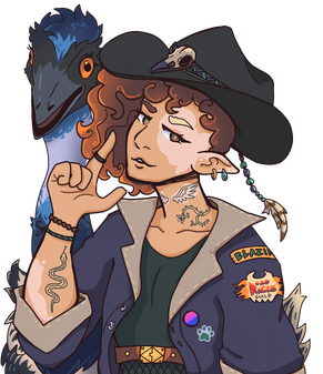 Idle Png of DnD Character